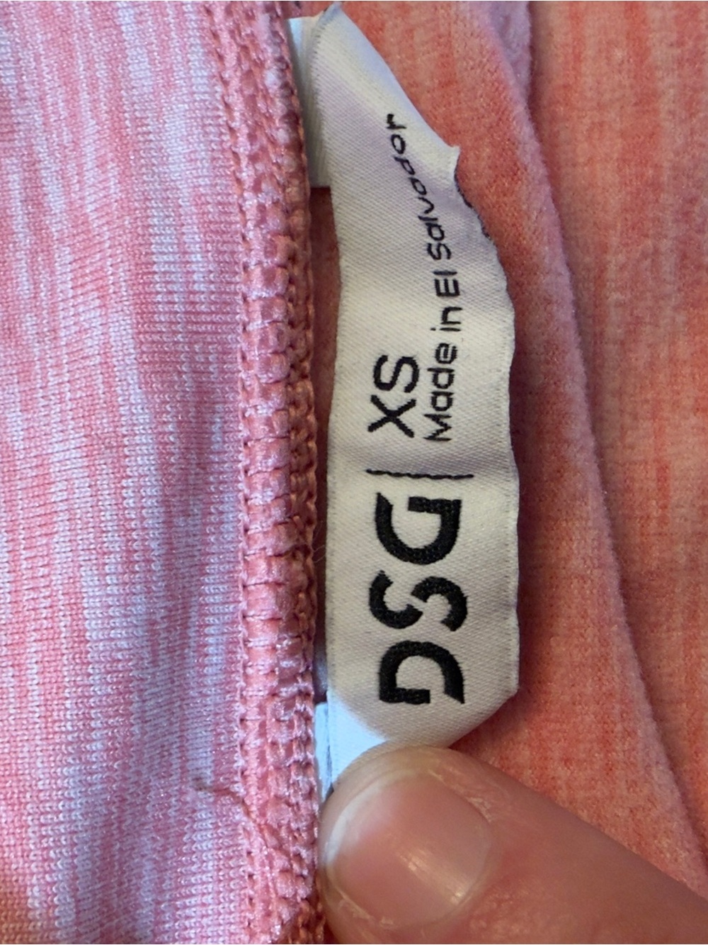DSG Pink Heathered Half-Zip Performance Pullover - Picture 4 of 5